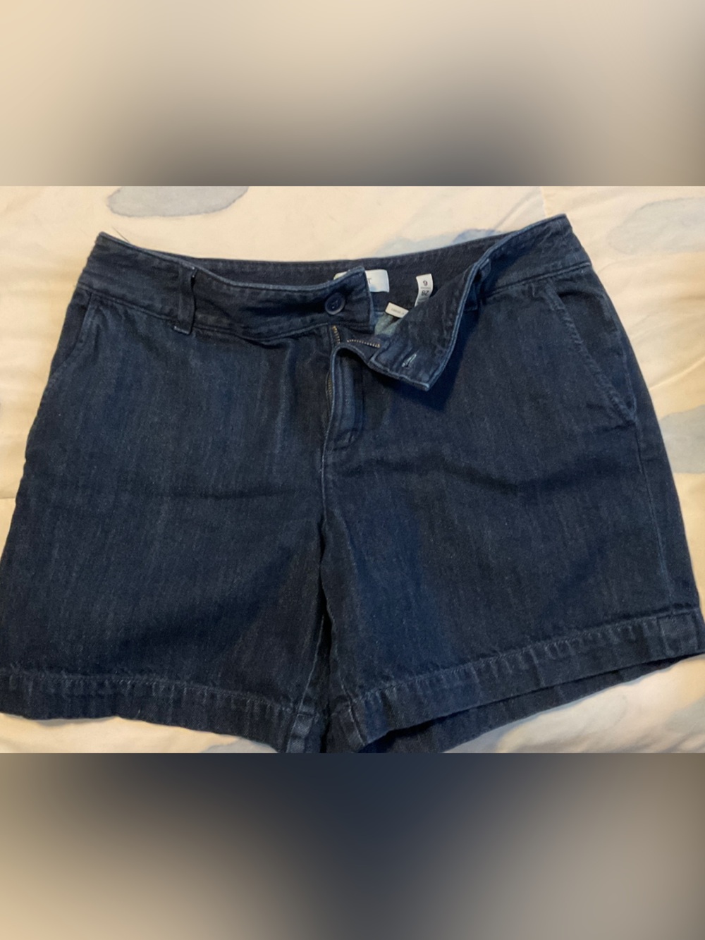 LOFT Dark Blue Denim Shorts